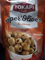Mängden socker i Aper'Olives au piment