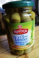 Mängden socker i Olives vertes dénoyautés réduites en sel -25%