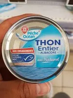 Mängden socker i Thon entier Albacore au naturel