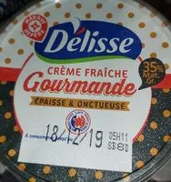 Mängden socker i Crème fraîche gourmande (35 % Mat. Gr.)