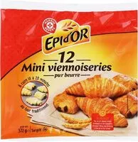 Mängden socker i 12 mini viennoiseries