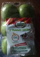 Mängden socker i 6 pommes vertes