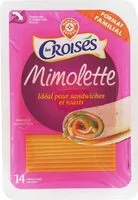 Mängden socker i Mimolette jeune format familial en tranches