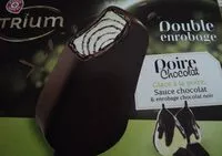 Mängden socker i Glace poire, sauce et enrobage chocolat