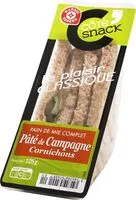 Mängden socker i Sandwich pate de campagne cornichons