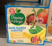 Mängden socker i Compote pomme banane a emporter