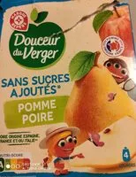 Mängden socker i Compotes pomme poire sans sucres ajoutés