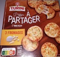 Mängden socker i Mini pizzas fromages x9 270g surg