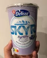 Mängden socker i Skyr myrtille