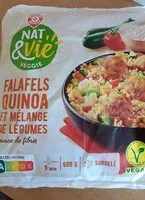 Mängden socker i Falafels quinoa et mélange de légumes