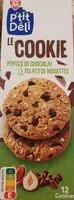 Mängden socker i Le Cookie Ptit Déli Pépites De Chocolat Et Éclats De Noisette