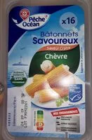 Mängden socker i Bâtonnets savoureux saveur chèvre