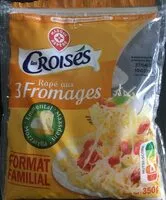 Mängden socker i Râpé aux 3 fromages - Emmental Maasdam Mozzarella