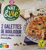 Mängden socker i 2 Galettes boulgour