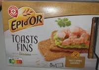 Mängden socker i Toasts fin sésame
