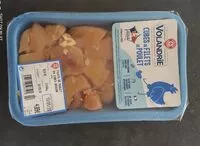 Mängden socker i Cubes de filets de poulet
