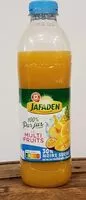 Mängden socker i 100% pur jus Multifruits 30% moins sucré