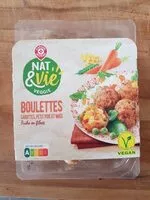 Mängden socker i Boulettes carottes, petits pois et maïs