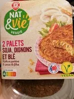 Mängden socker i 2 palets soja, oignons et blé