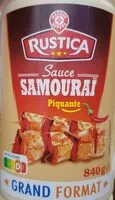 Mängden socker i Sauce samouraï piquante