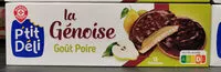 Mängden socker i La génoise goût Poire