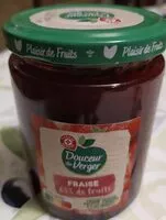 Mängden socker i Confiture fraise