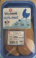 Mängden socker i Filets de poulet
