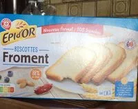 Mängden socker i Biscottes Froment