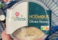 Mängden socker i Houmous Olives Noires