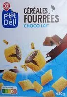 Mängden socker i Céréales Fourrées choco lait