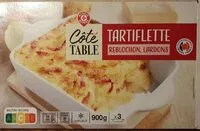 Mängden socker i Tartiflette