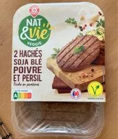 Mängden socker i 2 hachés soja blé poivre et persil