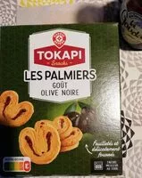 Mängden socker i Palmiers - olive noire