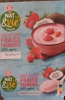 Mängden socker i Brassé coco fraise framboise 100% vegetal