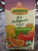 Mängden socker i Jafaden jus multifruit