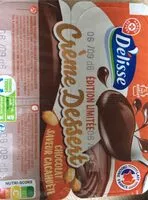 Mängden socker i Crème dessert chocolat saveur cacahuète