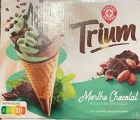 Mängden socker i Cones menthe chocolat