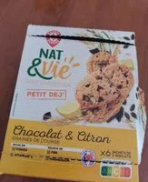 Mängden socker i Biscuit chocolat et citron Nat&Vie