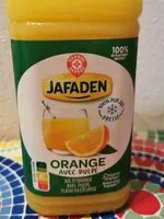 Mängden socker i Jus d'orange avec pulpe, flash pasteurisé