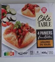Mängden socker i Paniers feuilletés Légumes du soleil