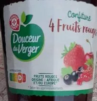 Mängden socker i Confiture 4 fruits rouges