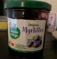 Mängden socker i Confiture myrtilles