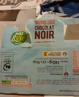 Mängden socker i Mousse coco chocolat noir