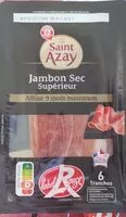 Mängden socker i Jambon sec supérieur