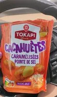 Mängden socker i Cacahuètes caramélisées pointe de sel