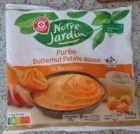 Mängden socker i Purée Butternut Patate douce