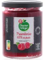 Mängden socker i Framboise 65% de fruits
