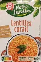 Mängden socker i Lentilles corail