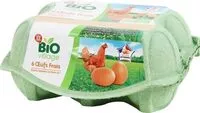 Mängden socker i Œufs bio x6
