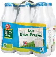 Mängden socker i Lait demi-écrémé bio bouteille